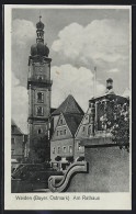 AK Weiden / Bayern, Partie Am Rathaus  - Weiden I. D. Oberpfalz