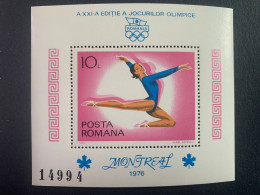 ROMANIA 1976 Olympics Games MNH - Unused Stamps