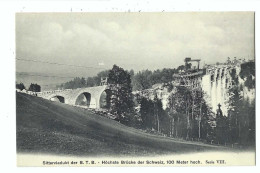 32453 - St.Gallen Sitterviadukt Der B.T.B. Höchste Brücke Des Schweiz 100 Meter Hoch - Saint-Gall