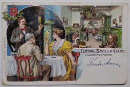 Germany / Central Bodega Coblenz / Inhaber Max Menzel / 1905 / Restaurant / Litho - A Identifier