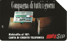 Italy: Telecom Italia SIP - Compagna Di Tutti I Giorni - Públicas  Publicitarias