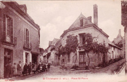 37 - Indre Et Loire  - Saint-Christophe-sur-le-Nais - Place Saint Pierre - Sonstige & Ohne Zuordnung