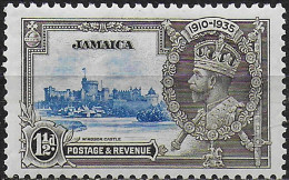 1935 Jamaica Silver Jubilee 1½d. Extra Flagstaff MNH SG N. 115a - Otros & Sin Clasificación