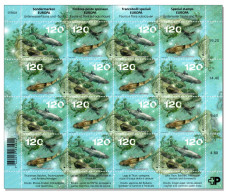 Switzerland 2024 (2/24) Unterwasserfauna Flora Faune Et Flore Subaquatiques Underwater Fauna Subacquee Se-tenant ** - Unused Stamps