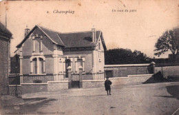 89 - Yonne -  CHAMPLAY - Un Coin Du Pays - Autres & Non Classés