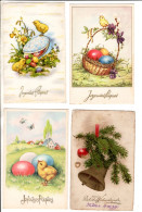 8 Cpa Paques Poussins - Ostern