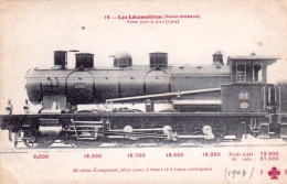 Les Locomotives Françaises ( Paris - Orleans  ) - Machine Compoud Serie 5000 - 8 Roues Accouplées - Eisenbahnen