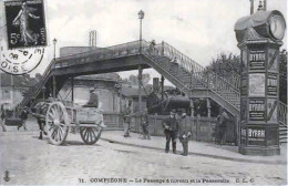 *CPA Repro - 60 -  COMPIEGNE - Le Passage à Niveau Et La Passerelle - Compiegne