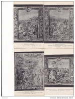 Tapisseries Des Gobelins D'après JULES ROMAIN  4 CPA Non Circulé - Articles Of Virtu