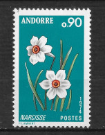 ANDORRE FRANÇAIS N° 236    " FLEURS " - Nuovi