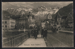 Cartolina Bolzano, Ponte Talvèra  - Bolzano