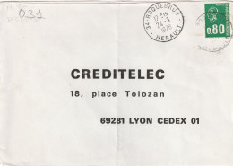 CAD   34 - ROQUEBRUN    / N°  1891 - Manual Postmarks