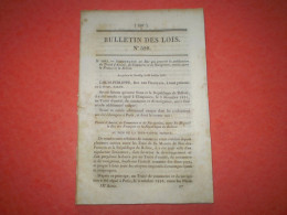 Bulletin Des Lois: Traité D'amitié, Commerce & Navigation France Bolivie. Proclamation Brevets. Collège électoral Loire - Decretos & Leyes