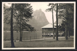 Cartolina Dobbiaco /Lago Di Dobbiaco, Seepartie Mit Cafe-Ristorante  - Sonstige & Ohne Zuordnung