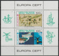 Zypern-Türkei 1983 Mi Nr. 127 - 128 Block 4 ** Postfrisch EUROPA Große Werke Des Menschlichen Geistes ( 382 ) - Nuevos