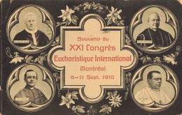Canada Montreal Souvenir Du XXI Congres Eucharistique International 6 - 11 Sept 1910 - Montreal