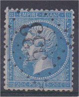 GC 533 Bordères Hautes-Pyrénées Sur Napoléon N°22 20c Bleu Scan Recto/verso, Vendu Pour Son Oblitération - Sonstige & Ohne Zuordnung