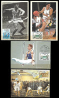1996 Italy Mi.2445-2448 FDC Maximum Card 100 Years Of The Olympic Games In Atlanta - Verano 1996: Atlanta