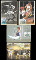 1996 Italy Mi.2445-2448 FDC Maximum Card 100 Years Of The Olympic Games In Atlanta - Zomer 1996: Atlanta