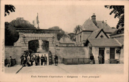 N°1265 W -cpa école Nationale D'Agriculture De Grignon- Porte Principale- - Grignon