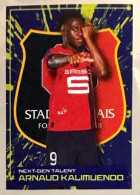 347 Arnaud Kalimuendo - Next-Gen Talents - Stade Rennais FC - Panini France Foot 2022-2023 Sticker Vignette - Edición Francesa