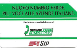 Italy: Telecom Italia SIP - Nuovo Numero Verde - Public Advertising