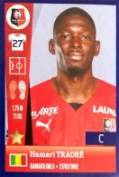 380 Hamari Traoré - Stade Rennais FC - Panini France Foot 2022-2023 Sticker Vignette - Edizione Francese
