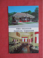 Ice Cream Parlor The Station Pawlet  Vermont  Ref 6396 - Sonstige & Ohne Zuordnung