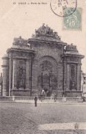 Lille Porte De Paris 1905 Personnes Sur La Rambarde - Lille