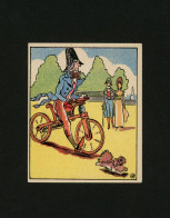 Chromo Phosphatine  N° 7  La  Bicyclette  Draisienne 1855 - Sonstige & Ohne Zuordnung