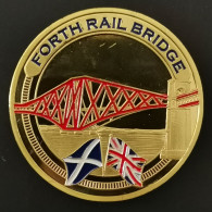 JETON TOURISTIQUE 40mm FORTH RAIL BRIDGE ECOSSE / SCOTLAND TOKEN - Andere & Zonder Classificatie