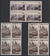 YT N° 916-917-917c  X4 - Neufs ** - MNH - Cote 80,00 € - Neufs