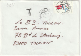 CAD   83 - TOULON  LIBERTE - VAR       / N°  2632 - Manual Postmarks