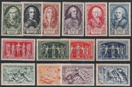 YT N° 849 à 862 - Neufs ** - MNH - Cote 46,80 € - Unused Stamps