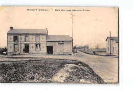 MACHAULT - Café De La Gare Et Route De Reims - Très Bon état - Other & Unclassified