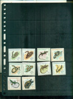 ROUMANIE REPTILES 10 VAL NEUFS A PARTIR DE 1,25 EUROS - Unused Stamps