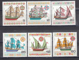 Bulgaria 1985 - Ships, Mi-Nr. 3408/13, MNH** - Ungebraucht