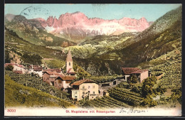 Cartolina St. Magdalena, Ortschaft Vor Dem Rosengarten  - Autres & Non Classés