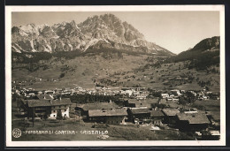 Cartolina Cortina, Panorama Di Cortina - Cristallo  - Other & Unclassified