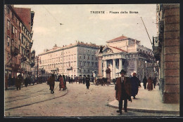 Cartolina Trieste, Piazza Della Borsa  - Trieste