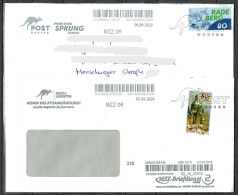 Post Modern, Dresden, 4 Belege; E-280 - Private & Local Mails