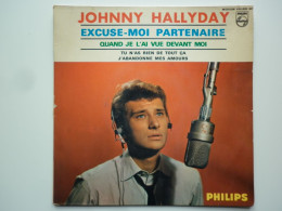 Johnny Hallyday 45Tours EP Vinyle Excuse-Moi Partenaire - 45 G - Maxi-Single