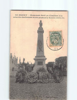 LE DRANCY : Monument élevé Au Cimetière à La Mémoire Des Soldats Morts Pendant La Guerre 1870 - état - Drancy
