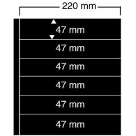 Safe Einsteckblätter Schwarz Für Compact A4-Album Nr. 456 (10er Pack) Neu (VD753 - Sonstige & Ohne Zuordnung