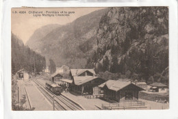 CPA :  14 X 9  -  Châtelard  -  Frontière Et La Gare - Ligne Martigny-Chamonix - Autres & Non Classés