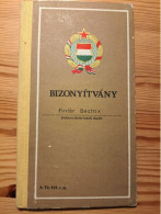 School Report, Elementary School 1983. - Hungary - Diplômes & Bulletins Scolaires