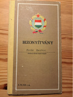 School Report, Elementary School 1983. - Hungary - Diplomi E Pagelle