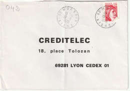 CAD   02 - MORSAIN        / N°  1972 - Manual Postmarks