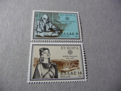 TIMBRES   EUROPA   1980   GRECE   N  1389 / 1390   COTE  1,50  EUROS    NEUFS  LUXE** - 1980