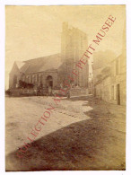 AULT - ONIVAL (80). 2 Rares Photographies Sépia : L'église Saint Pierre. Vers 1890-1900 - Ault